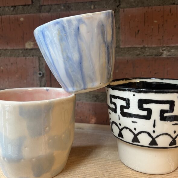 Tassen giessen bemalen